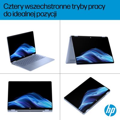 17. HP OmniBook 5 Flip 14-fp0004nw Core 5 120U 14"2K Touch IPS 300nits 16GB LPDDR5 5200 SSD512 Intel Graphics Cam 1080p 68Wh Win11 Blue Sky 2Y