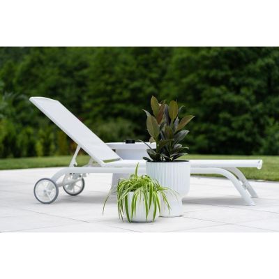 5. MILLY FLOWER POT ON LEG DIAMETER 30 CM ANTHRACITE