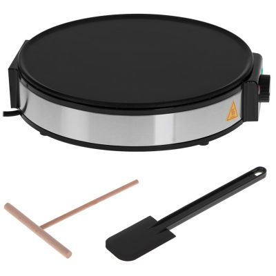 5. Adler AD 3058 Pancake Maker 1 Pan 1600 W Black, Stainless Steel