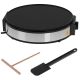 5. Adler AD 3058 Pancake Maker 1 Pan 1600 W Black, Stainless Steel