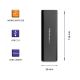 3. QOLTEC M.2 SATA SSD CASE | NGFF | USB TYPE C