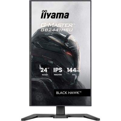 2. IIYAMA LED IPS MONITOR 23.8" GB2441HSU-B1 Black Hawk 144Hz