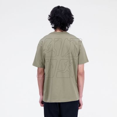 8. New Balance Essentials Reimagined Cott CGN M T-shirt MT31518CGN