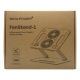 4. RealPower 495562 Laptop Stand Notebook Stand Stainless Steel 43.2 cm (17")