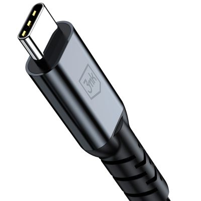 6. 3mk Hyper Cable N-SERIES Thunderbolt 4 USB-C / USB-C 1m 48V/5A 40Gb/s 240W 8K60Hz - black