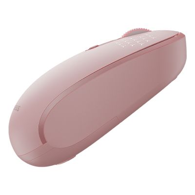 7. Baseus F01B Wireless Mouse 2.4GHz + Bluetooth 3.0 + 5.0 – Pink