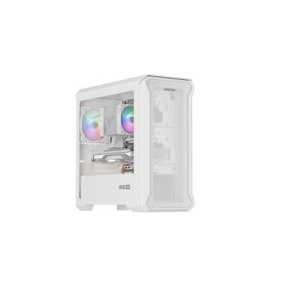 GENESIS Irid 503 Mini Tower Transparent, White