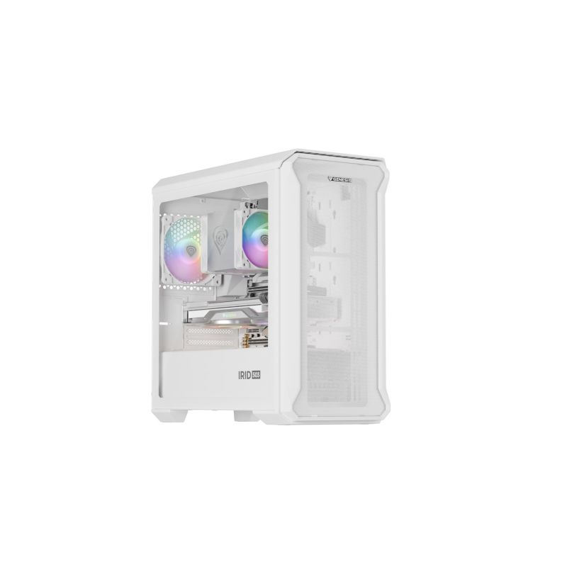 GENESIS Irid 503 Mini Tower Transparent, White