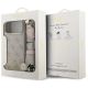 9. Guess 4G Strass Logo & Big Strap Metal Buttons MagSafe Case for iPhone 17 Pro Max - Pink