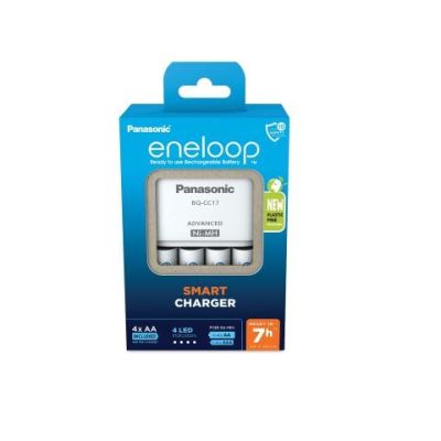 PANASONIC SMART + 4x AA CHARGER ENELOOP 2000 mAh