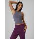 Women's sleeveless slim plain t-shirt 4F 4FRSS26TSLEF319-24S