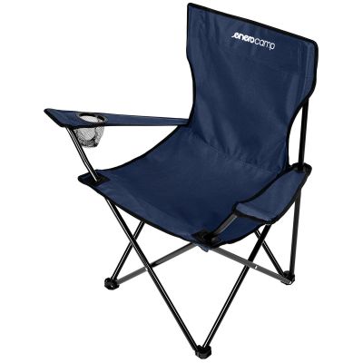 15. FOLDING CAMPING CHAIR 50X50X80CM NAVY BLUE