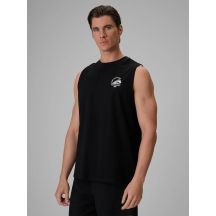 Men's relaxed sleeveless T-shirt with print 4F 4FRSS26TSLEM365-20S