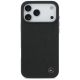 3. Mercedes Leather Large Laurel Leave MagSafe Case for iPhone 17 Pro Max - Black