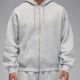 3. Men's Air Jordan Brooklyn Fleece Full-Zip Hoodie Gray - IB7231-050