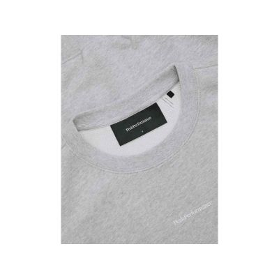 4. PEAK PERFORMANCE Original Terry Crew Women sweatshirt, gray