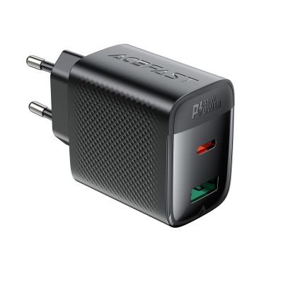 2. Acefast A106 GaN PD 45W USB-C USB-A Wall Charger - Black