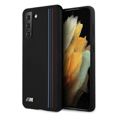 BMW Silicone Stripes M Collection Case for Samsung Galaxy S21+ - Black