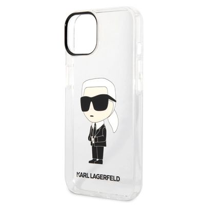 6. Karl Lagerfeld Ikonik Karl case for iPhone 14 Plus - transparent