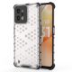 Honeycomb case armored cover with a gel frame Realme C31 transparent