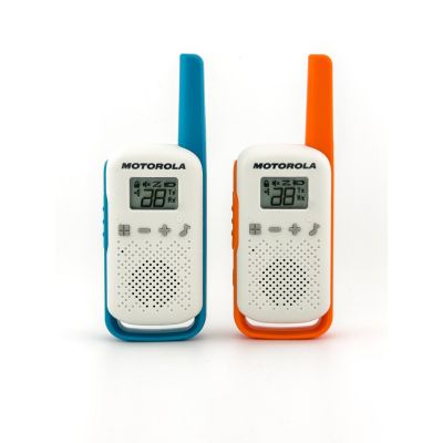 MOTOROLA T42 RADIO 2-PACK ORANGE-BLUE