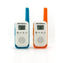 MOTOROLA T42 RADIO 2-PACK ORANGE-BLUE