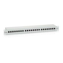 Patchpanel Equip CAT6 24 Port light gray 19 inch (1HE)