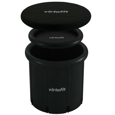 44. VIRTUFIT ICE BATH XXL - 375 LITERS - ANTHRACITE - WITH ACCESSORIES