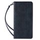 4. Magnet Strap Case Case for Samsung Galaxy S22 + (S22 Plus) Pouch Wallet + Mini Lanyard Pendant Blue