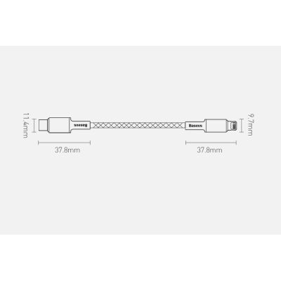 21. Baseus CATLGD-A01 Lightning - USB-C PD 20W 480Mb/s 2m cable - black
