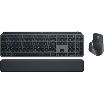 7. MX Keys S Wireless Keyboard and Mouse Set - Graphite, German Version