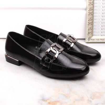 6. Sergio Leone W SK422A black flat shoes