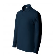 Children's Pique Polo LS polo shirt (navy blue)