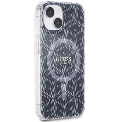 4. Guess IML GCube MagSafe case for iPhone 15 / 14 / 13 - black
