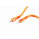 4. Flexline FL31-77157 USB Cable USB 3.2 Gen 2x2 1.5m USB C 20 Gbit/s 240W Orange