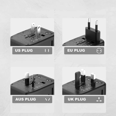 9. Tech-Protect TA200 EU / UK / US / AU adapter - black