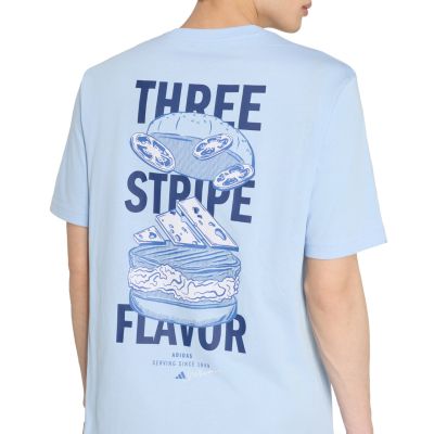 4. Men's adidas Burger Flavor Graphic T-shirt light blue KT9731