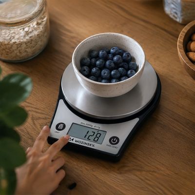 4. Wozinsky WAK-651 Kitchen Scale with LCD Display up to 5 kg - Black