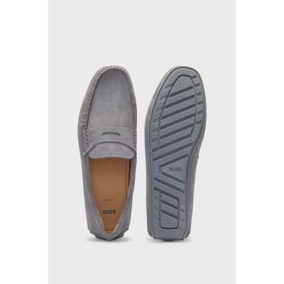 3. BOSS medium grey Noel Mocc sdpeb shoes (50541750-035)