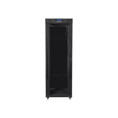 5. LANBERG FLOOR RACK CABINET 19" 37U 600X800 GLASS DOOR LCD BLACK FF01-6837-12BL (FLAT PACK)