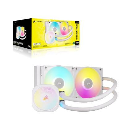 4. Corsair iCUE LINK TITAN RX RGB Processor All-in-One Liquid Cooler 12cm White 1 pc.