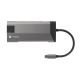 NATEC MULTIPORT ADAPTER FOWLER PLUS USB-C->USB 3.0 3X, HDMI 4K, USB-C PD, RJ45, MICRO SD NMP-1690