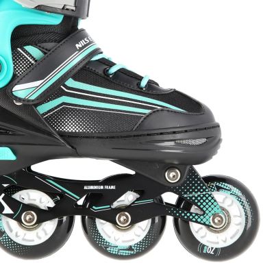 7. NILS Extreme NH18190 2in1 roller skates, black and blue, size S (29-33), with replaceable hockey blade