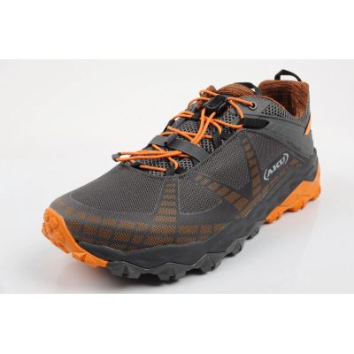 3. Flyrock Vibram men's trekking sports shoes, durable gray orange