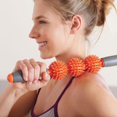 2. GAIAM BODY MASSAGER WITH MOVABLE NUTS 58255