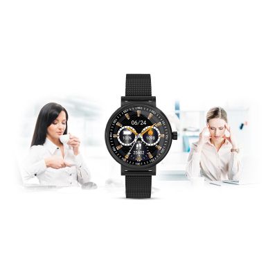 10. RUBICON SMARTWATCH RNBE64-3 BLACK Women's Watch