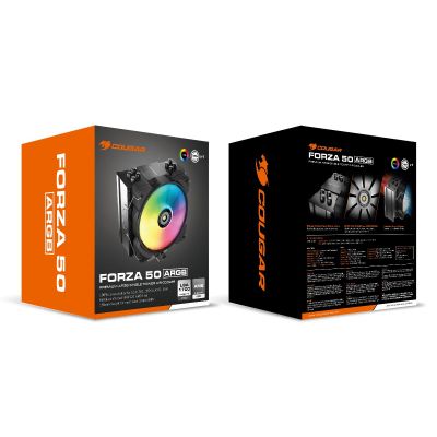 6. COUGAR CGR-FZA50-ARGB Processor Air Cooler Black