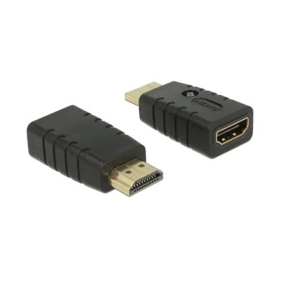 DeLOCK 63320 Cable Adapter 1 x HDMI-A 19 pin Black