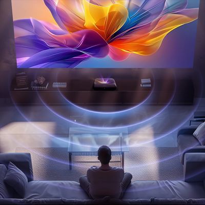 24. Yaber K300s Multimedia Laser RGB FullHD 1080p Projector with JBL Speakers - Black