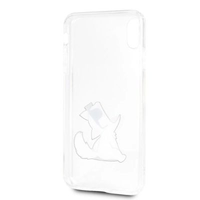 4. Karl Lagerfeld Choupette Fun iPhone Xs Max Case - Transparent
